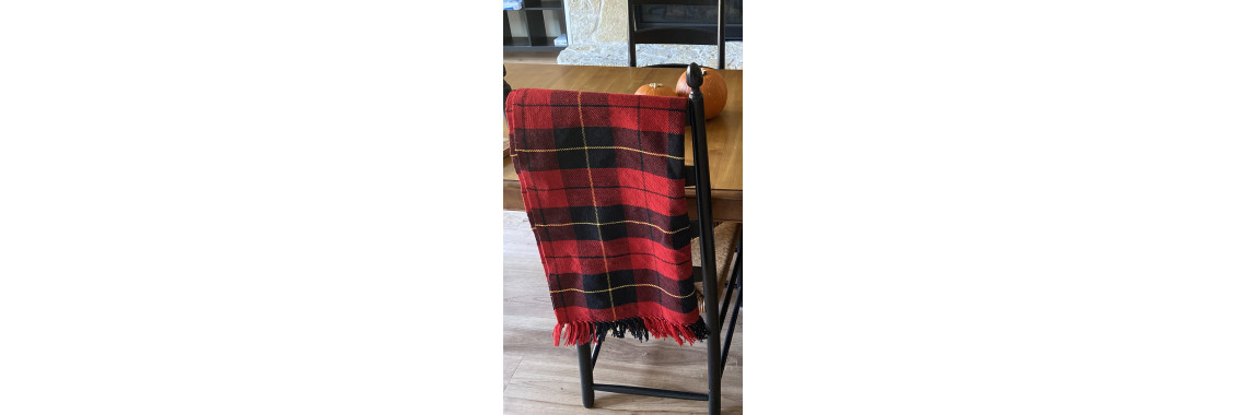 Wallace Tartan Wool Shawl